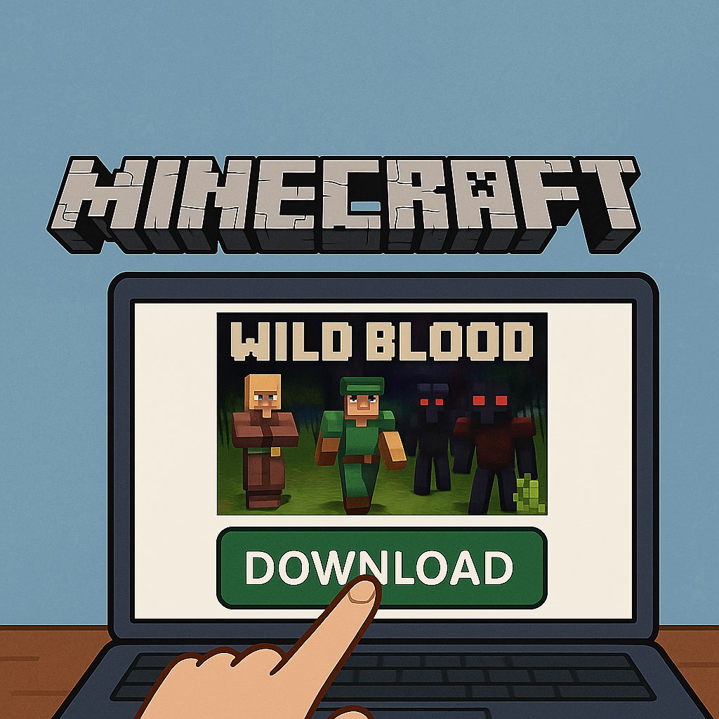 Как скачать модпак Wild Blood в Minecraft